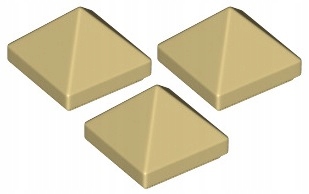 

Lego Skos Piramida 1x1 Beżowy (22388/6249125) x3