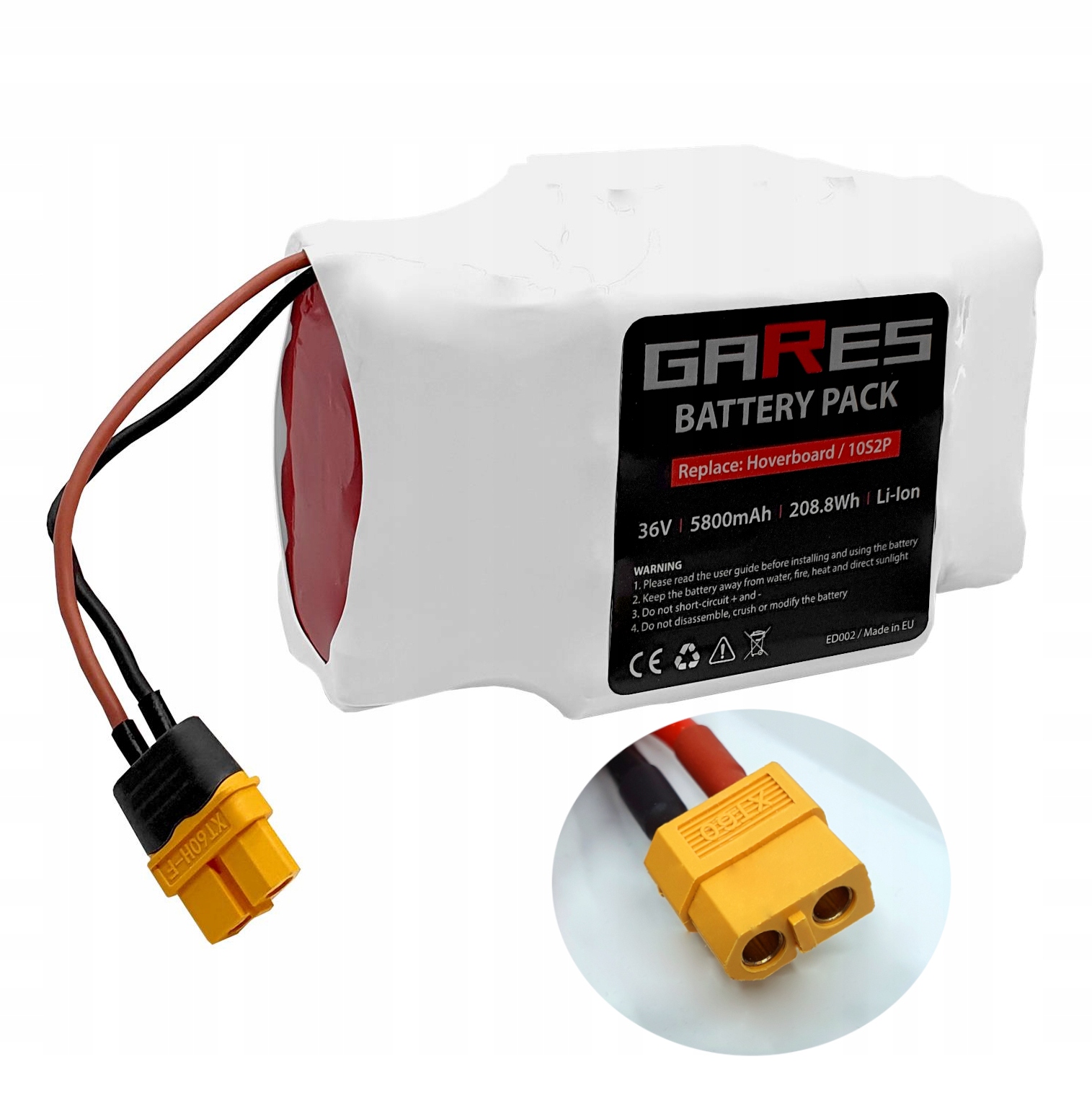 Baterie Akumulátor pro desku Manta 10S2P 5.8Ah 36V