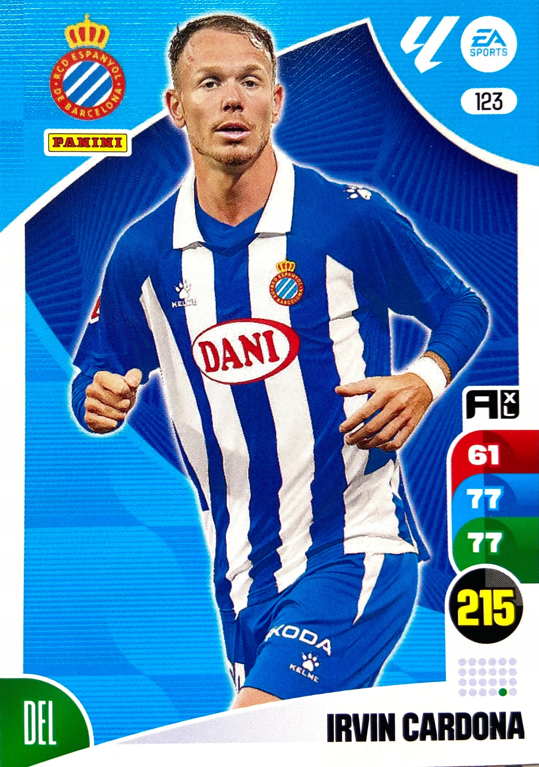 Panini La Liga 2024-25 2025 Base 123 Irvin Cardona Rcd Espanyol
