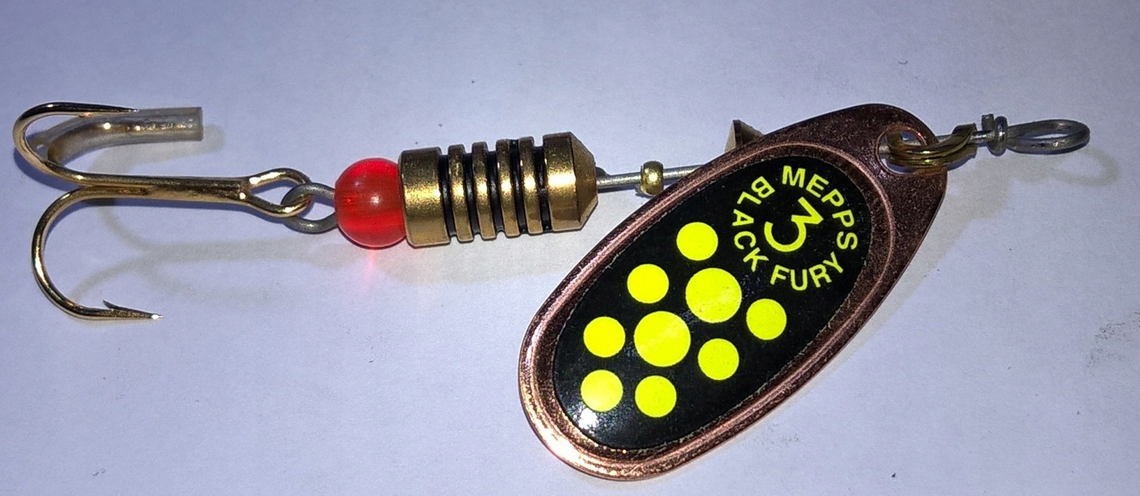 Błystka Mepps Black Fury 3/6,5g miedź.czar sele. k