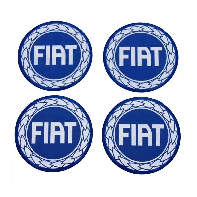 

Emblematy 60 mm Fiat niebieski na kołpaki 6cm