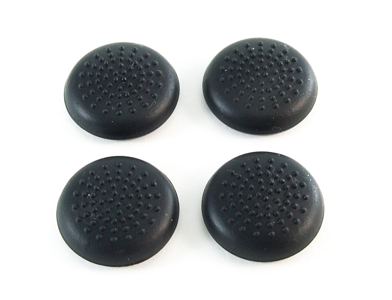 Gumičky Na Knoflíky Analogy PS3 PS4 PS5 Xbox 360 4 ks Černé