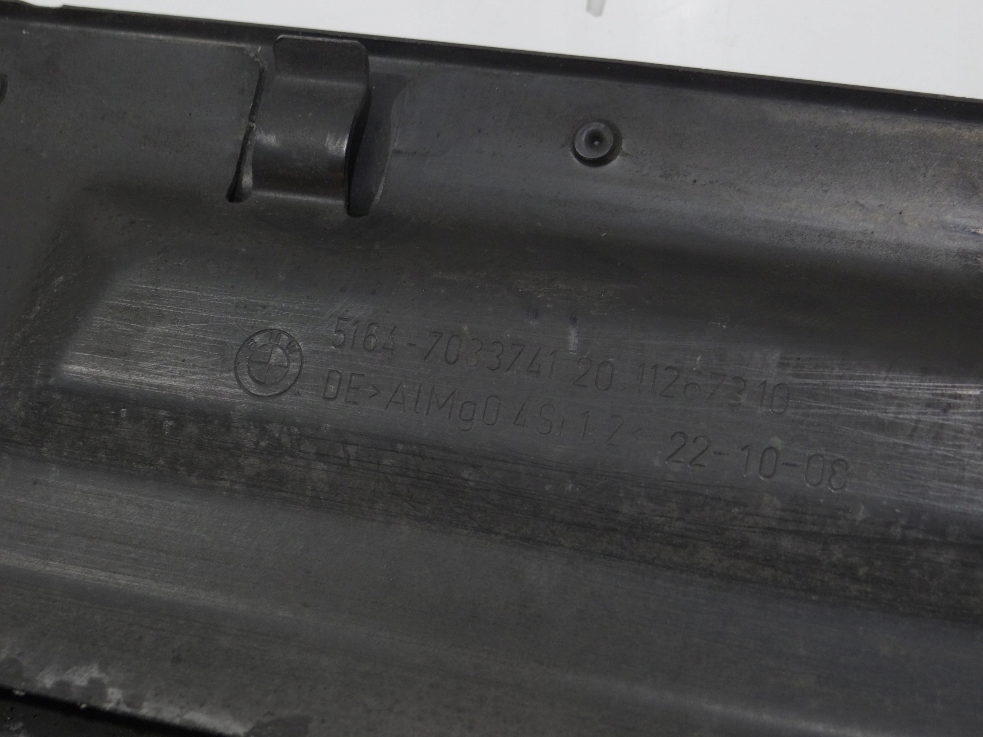 wall support of the front BMW 5 E61 LCI 7033741