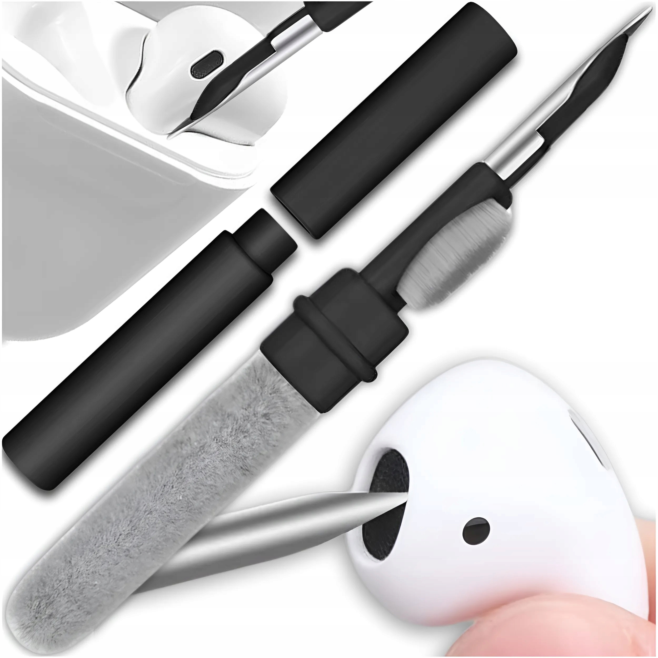 Pióro pędzelek zestaw do czyszczenia słuchawek AirPods czyścik szczelin