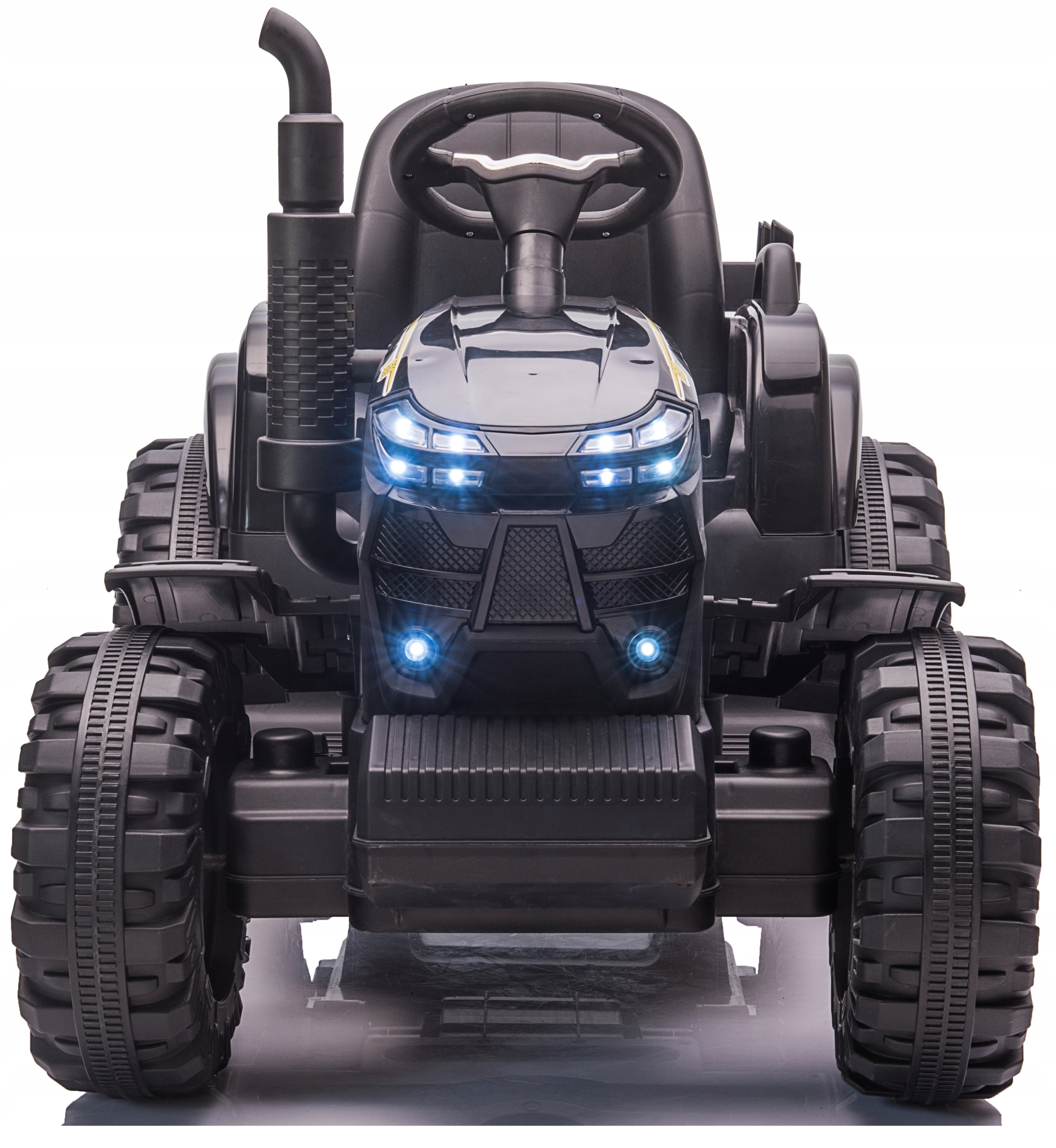 Traktor Na Akumulator 24V Skóra Miękkie Koła Eva Pilot 24V 400WAT 2x200W