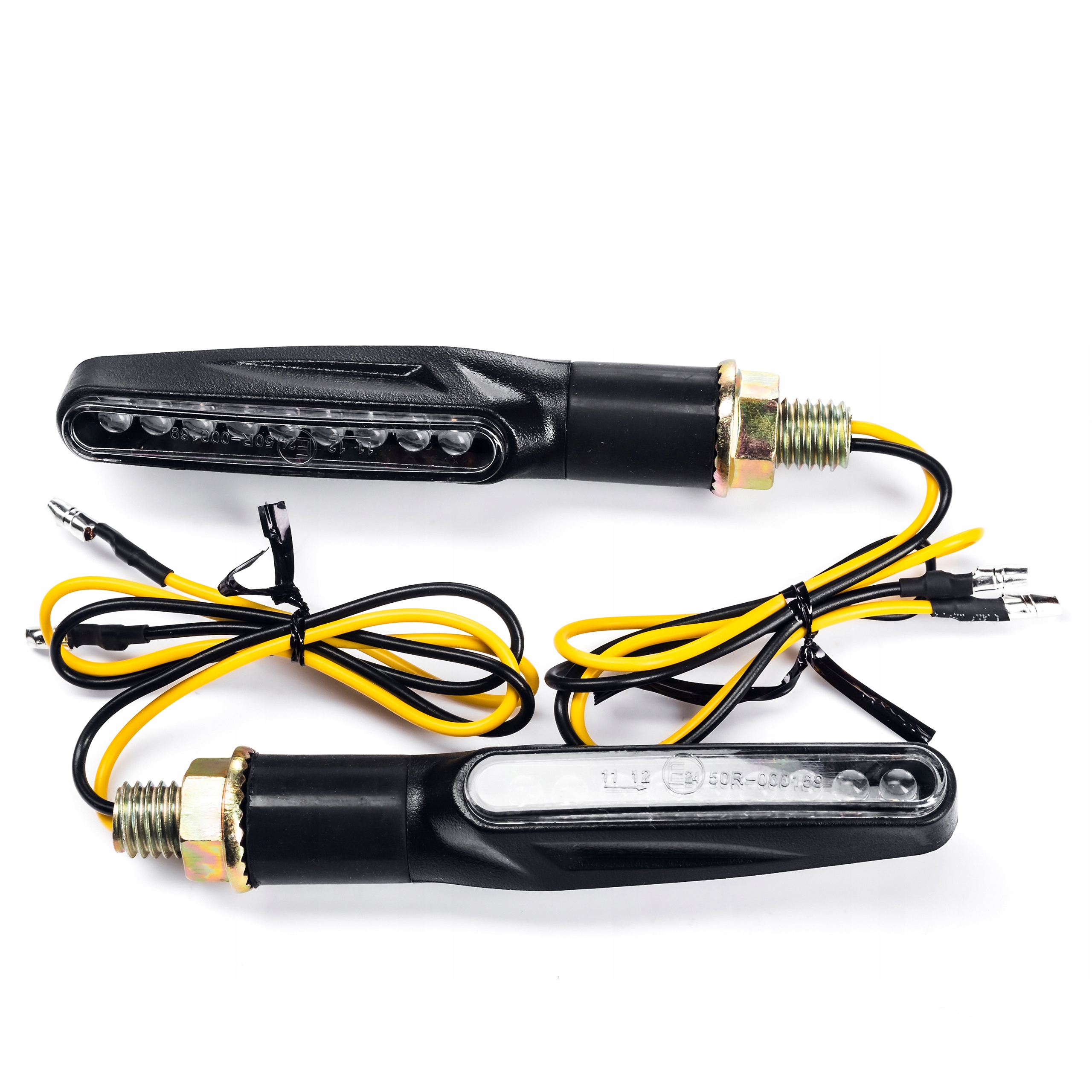 Kierunkowskazy LED motocyklowe uniwersalne homologacja