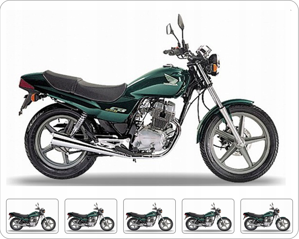 Samolepky Juula Pro Honda Cb 250 1999-2003 Zelené