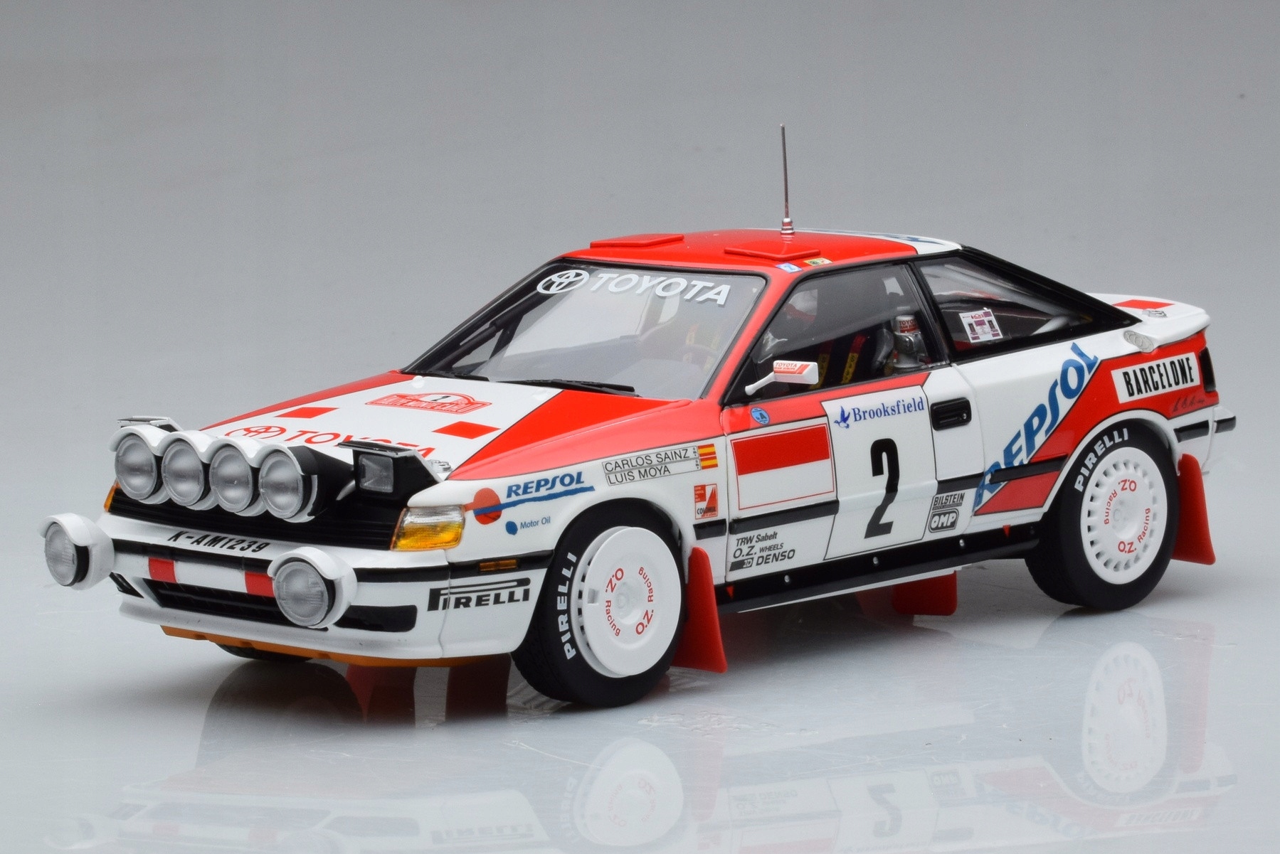 Toyota Celica GT-Four ST165 n2 C Sainz Winner Rally Monte Carlo 1991 Kyosho