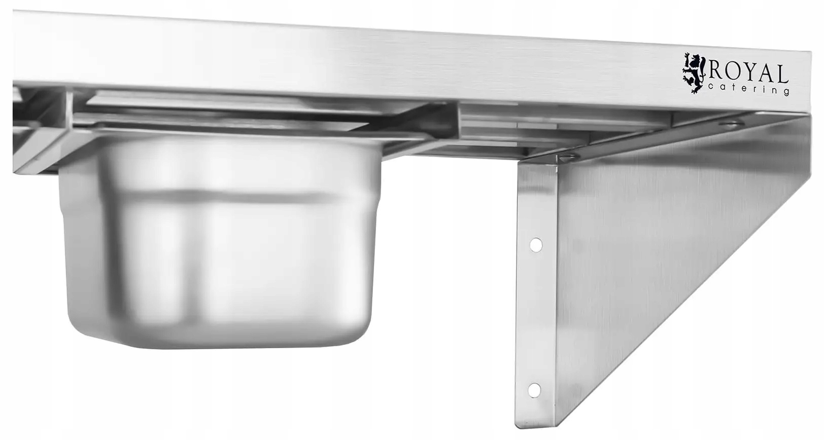 Półka wisząca ścienna 120cm 5x GN 1/4 Royal Catering RCWR-5 GN1/4 10010366