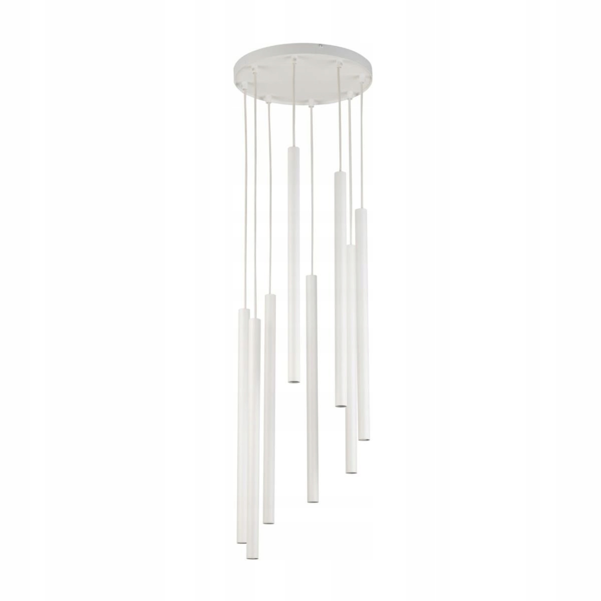 Biela 8-bodová závesná lampa Sopel 8 33629 Sigma Lighting