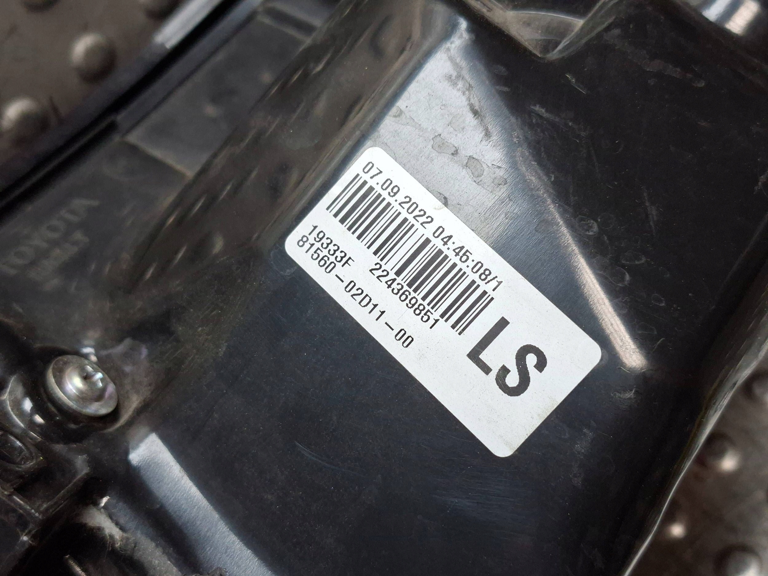 light rear part left TOYOTA COROLLA E21 sedan 18- EU 81560-02D11