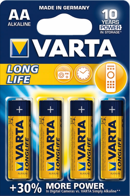 

Baterie Varta Long Life Aa LR6
