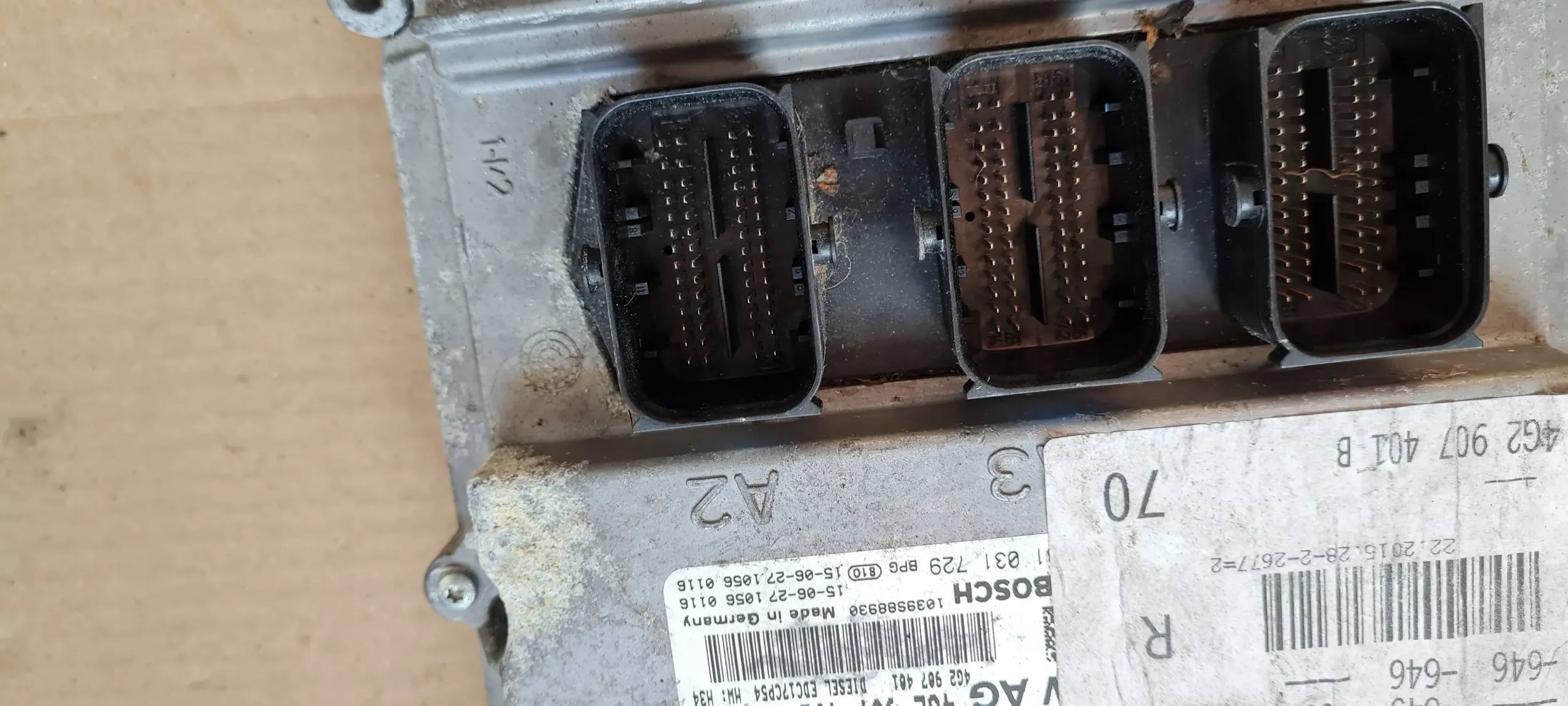 A6 C7 4G LIFT computer control unit of the engine 3.0 TDI CRT 4G2907401B