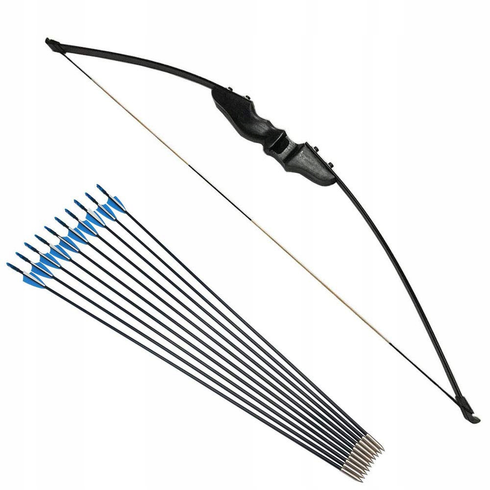 

QBest Łuk klasyczny 30 lbs 126cm + 10 strzał 80cm
