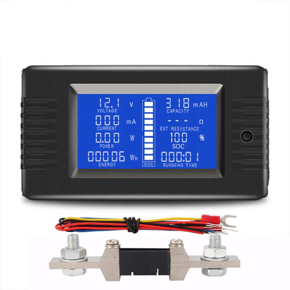200A 200V Voltmetr, Ampérmetr, Wattmetr