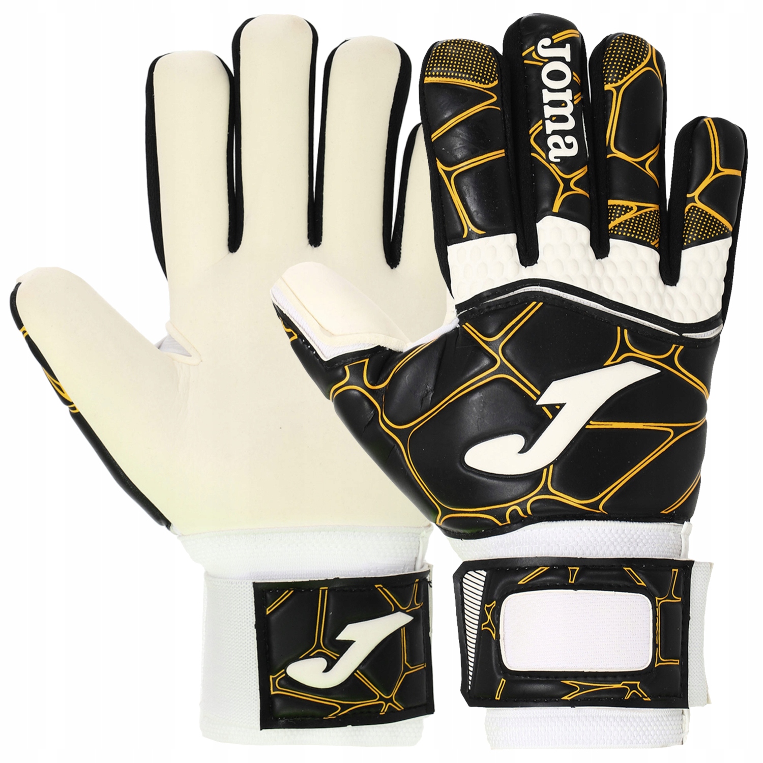 Joma Gk-pro Goalkeeper Gloves (9) Pánské brankářské rukavice Latex Černá