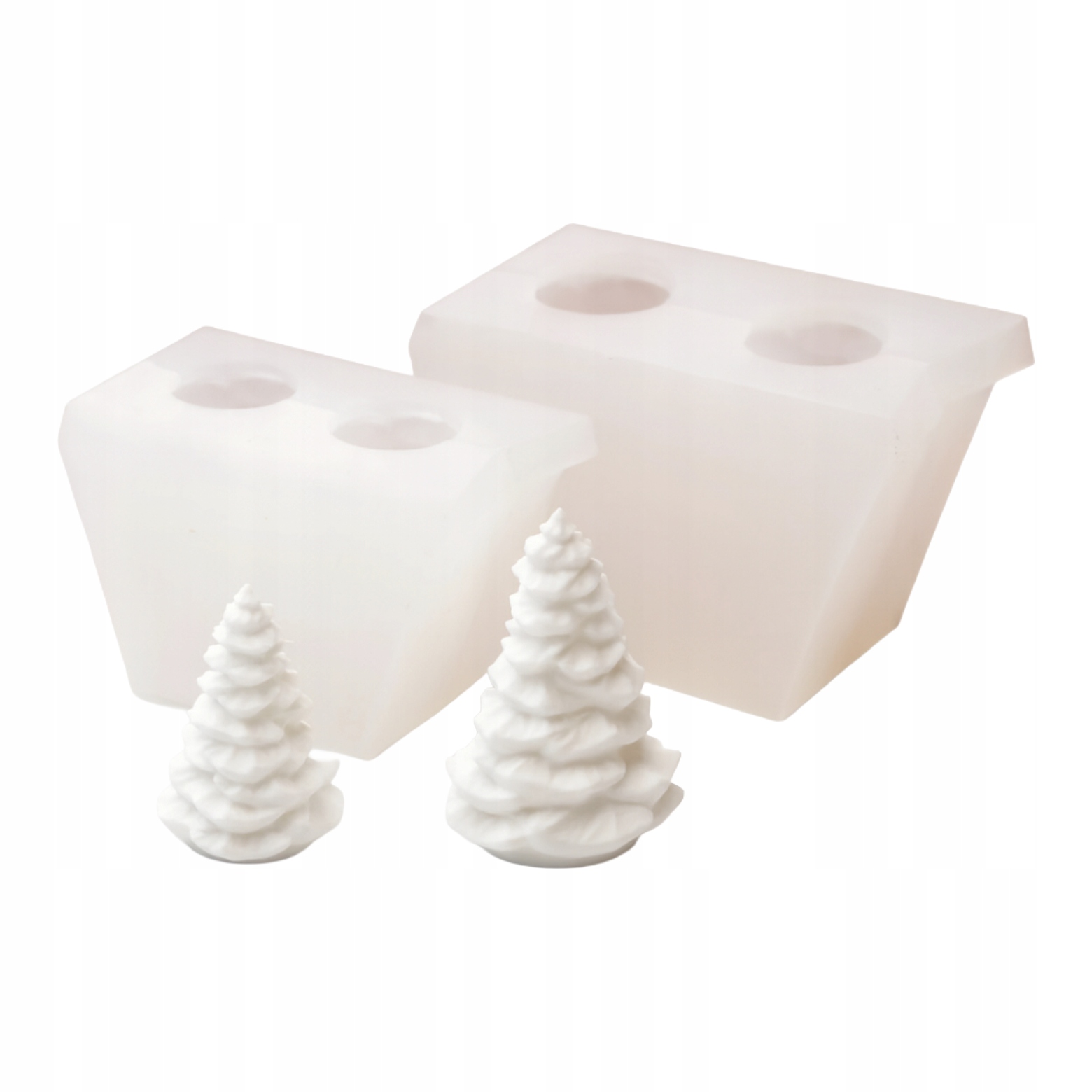 Levně Silikonová forma na ruční výrobu malých vánočních stromků Dinara Kasko