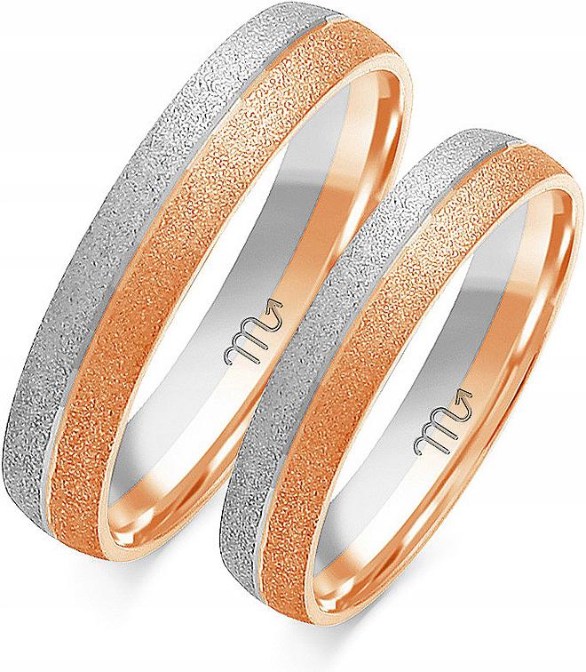 Zlatý snubní prsten pro novomanžele svatba 585 r 20 21 22 dámský s gravírováním
