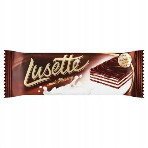 36 Sztuk Lusette Mleczny 50G Wafelek