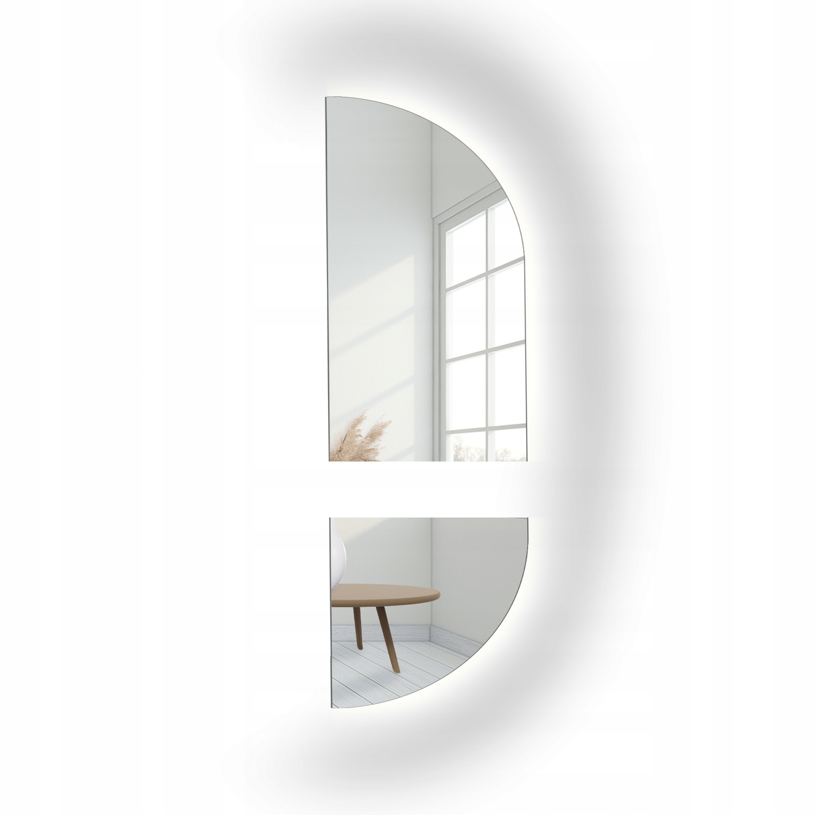 Zrcadlo Noe Ve Dvou Částech s Led podsvícením 30x150