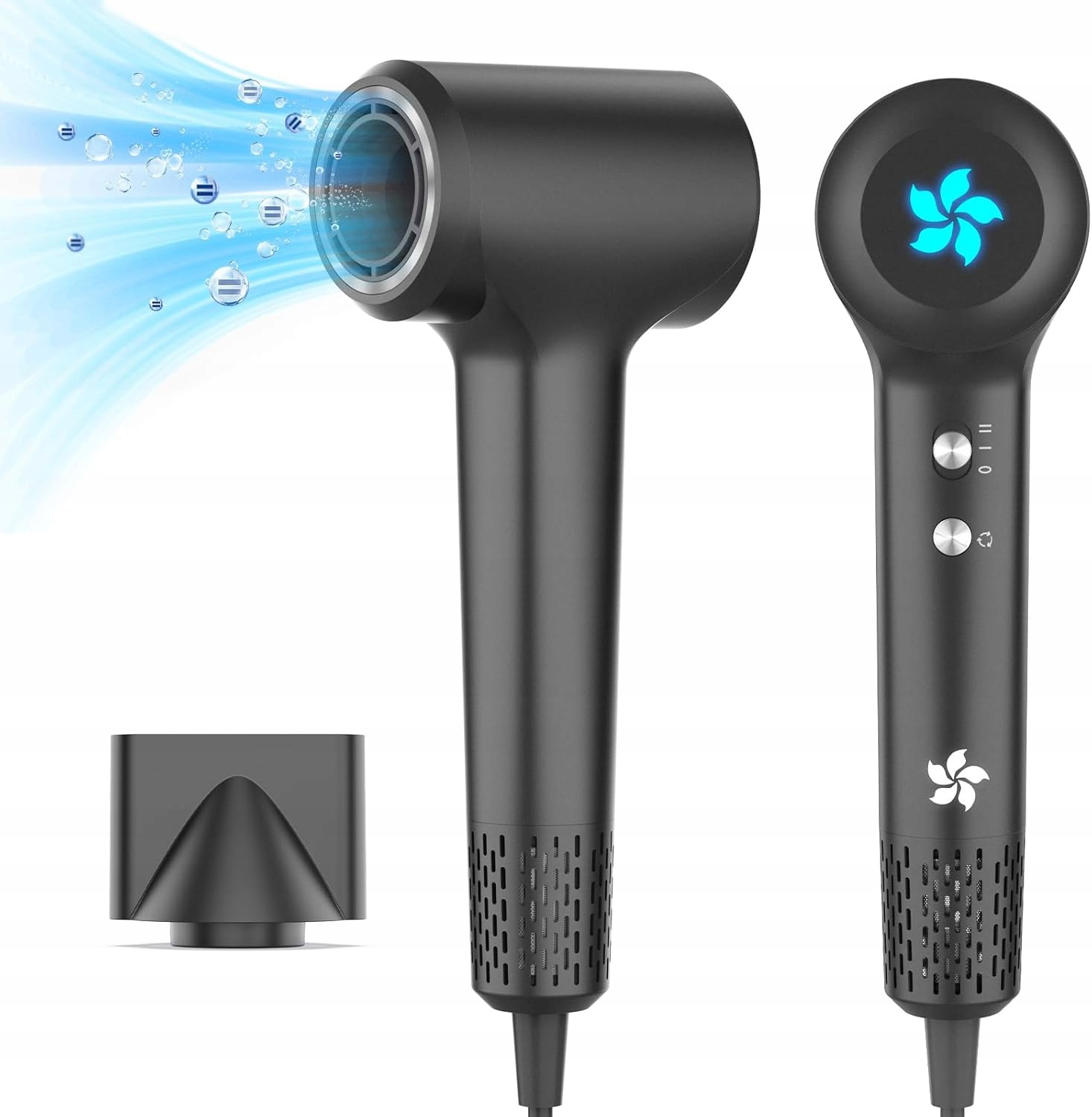 Suszarka Do Włosów Hzd 1500W Regulacja Jonizująca Plazmowa 2W1 Mocna Pro