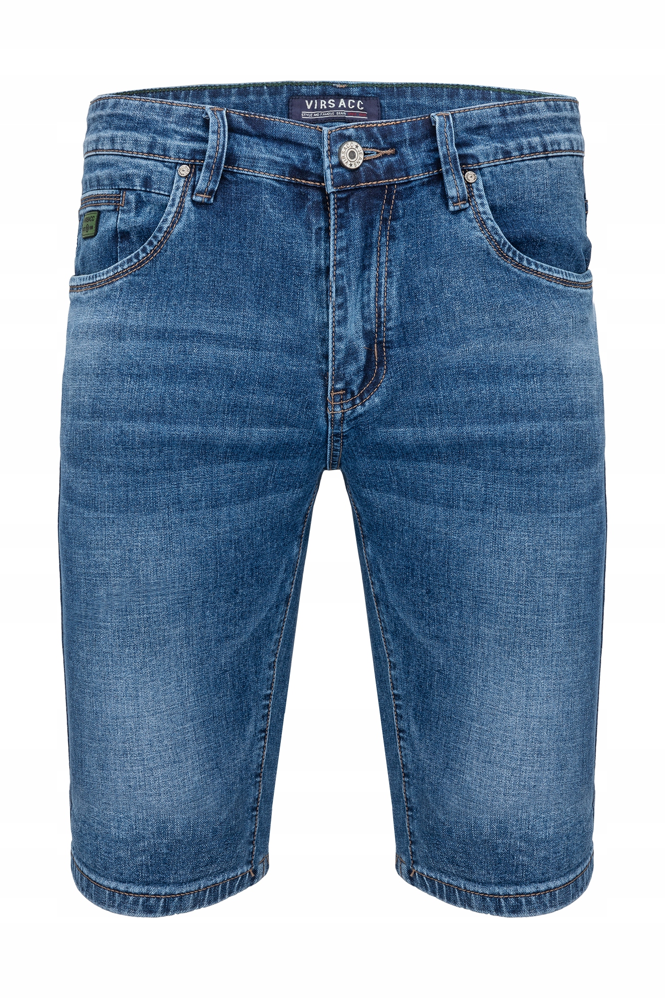 SPODENKI MĘSKIE KRÓTKIE JEANSY SZORTY BLUE: 38 Rozmiar 38