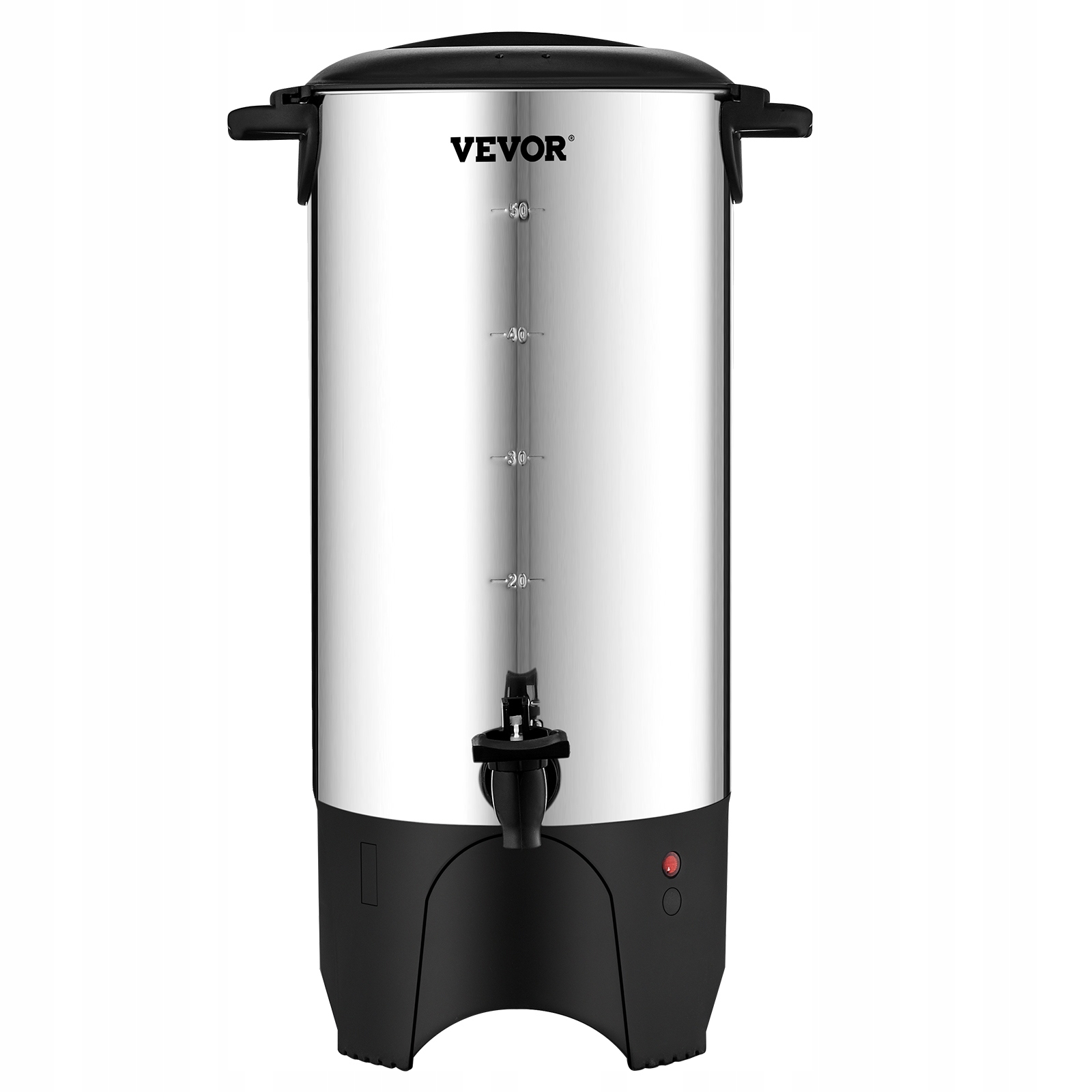 Vevor Komerčný Dávkovač Horúcich Nápojov 50 Šálok 7.4 L 1000 W Oceľ