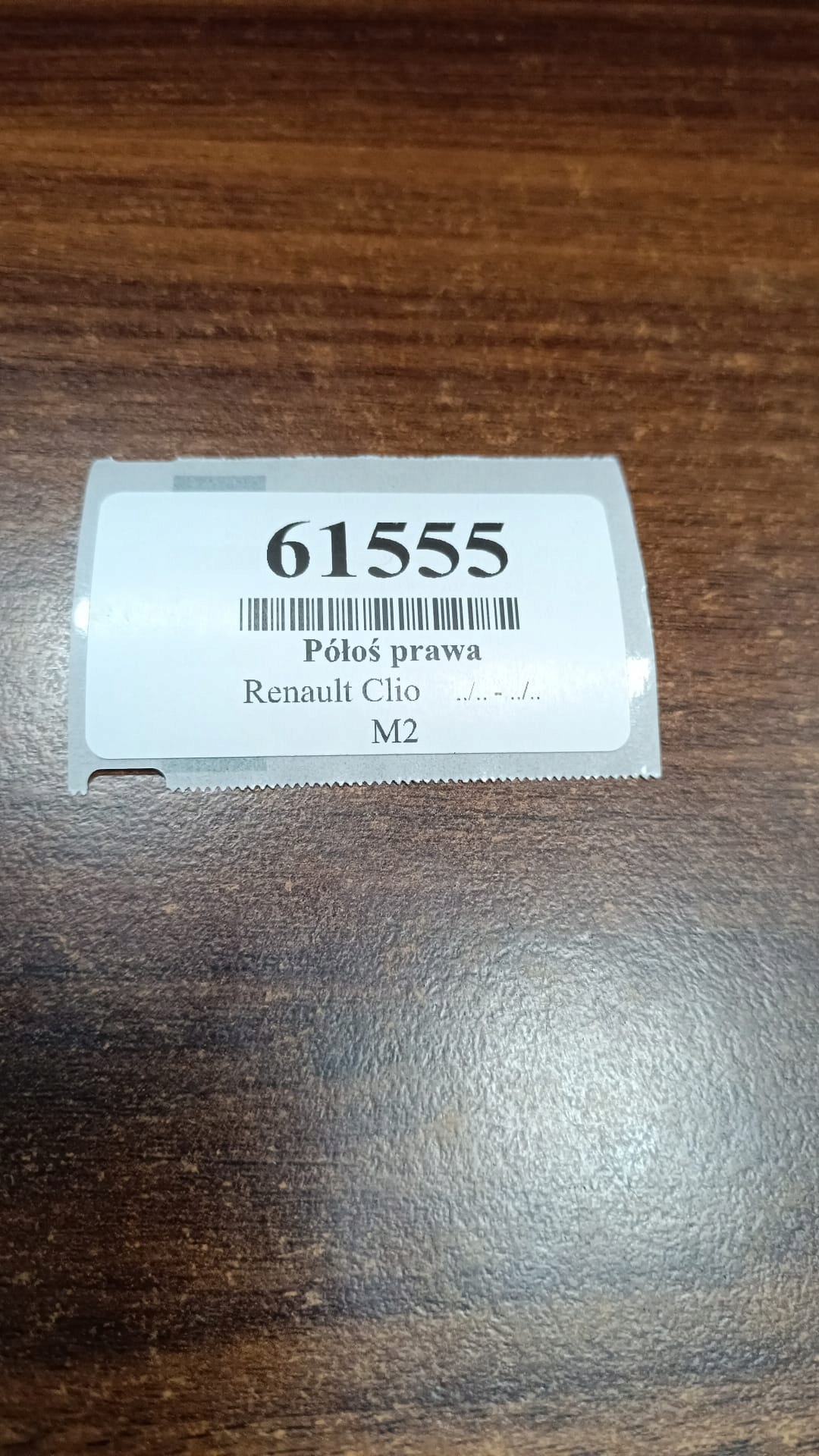 RENAULT CLIO II 1.9 D semi-axis NAPEDOWA right