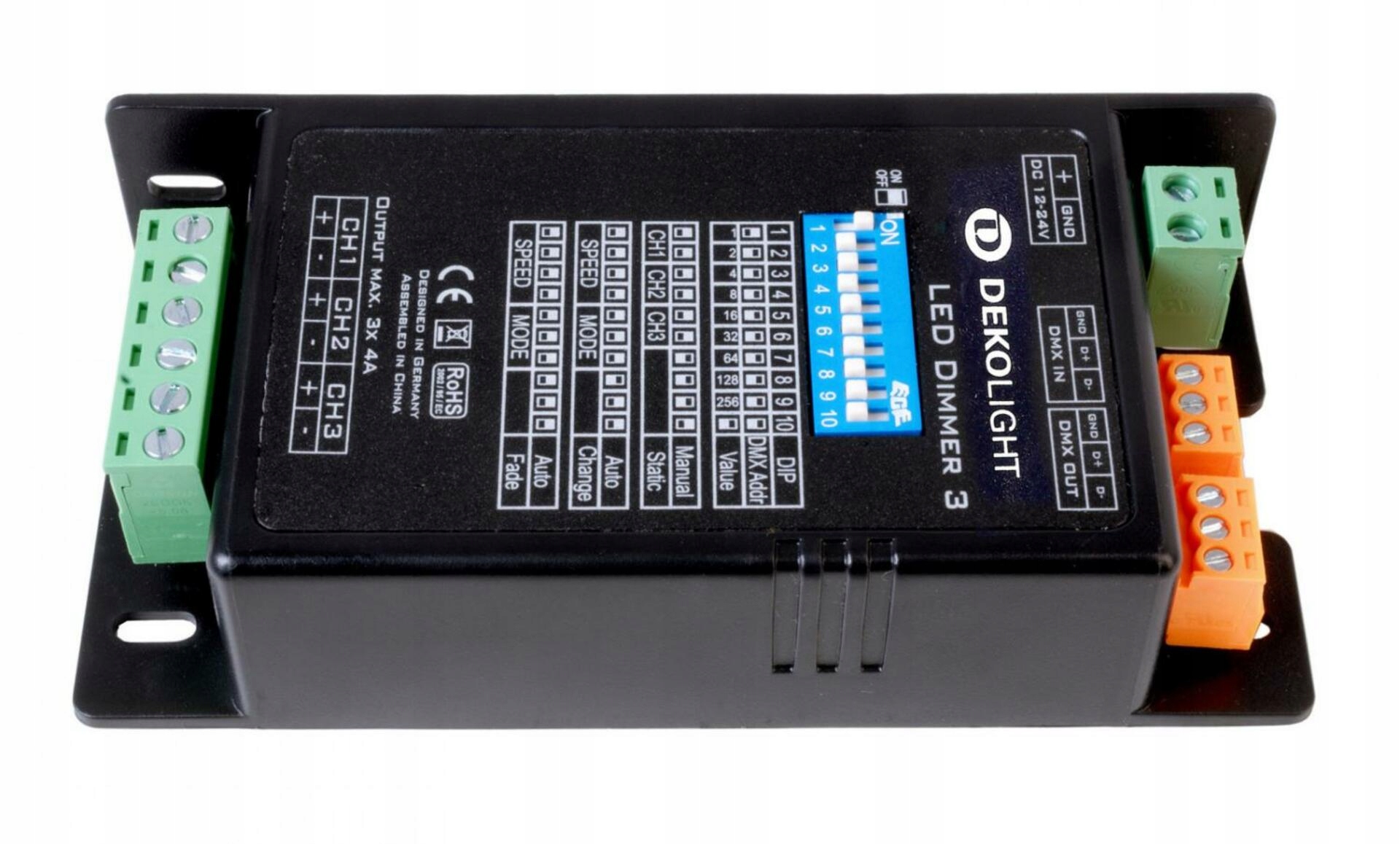 Light Impressions KapegoLED řídící jednotka Led stmívač 3 12-24V DC DMX512