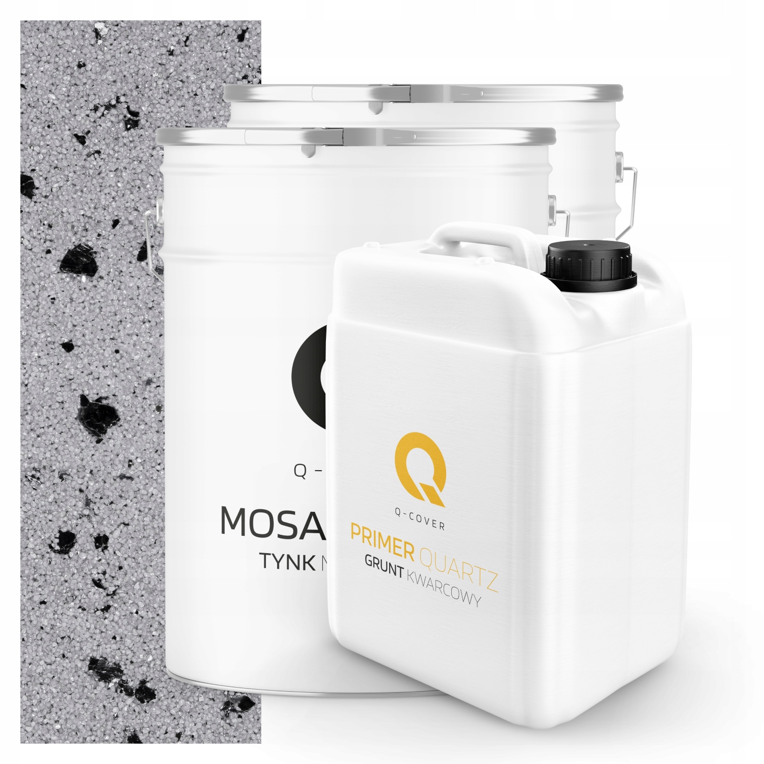 Mozaiková Omítka Šedá S Černou Mikou M04 Vnější 2x 25 Kg Půda 13 m2