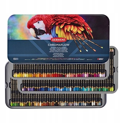 Derwent Chromaflow pastelky kreslené, 150 barev