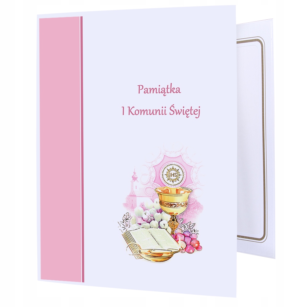 Album kartonowy na 4 zdjęcia 15x21 k120a - Komunia, Pamiątka