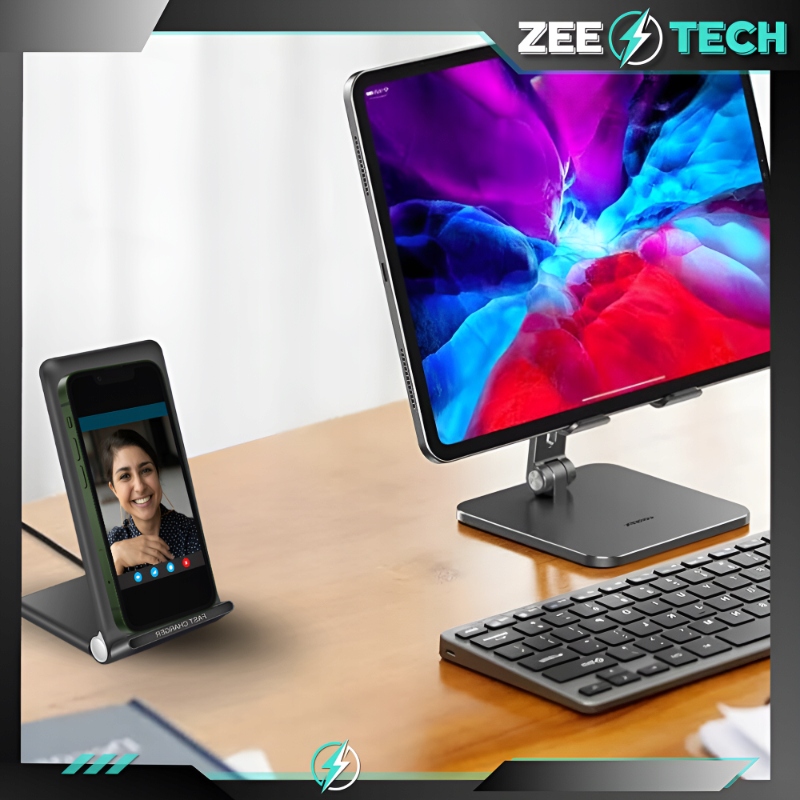 SZYBKA ŁADOWARKA INDUKCYJNA BEZPRZEWODOWA 20W QI FAST CHARGE USB-C SZYBKA Złącza USB typ C