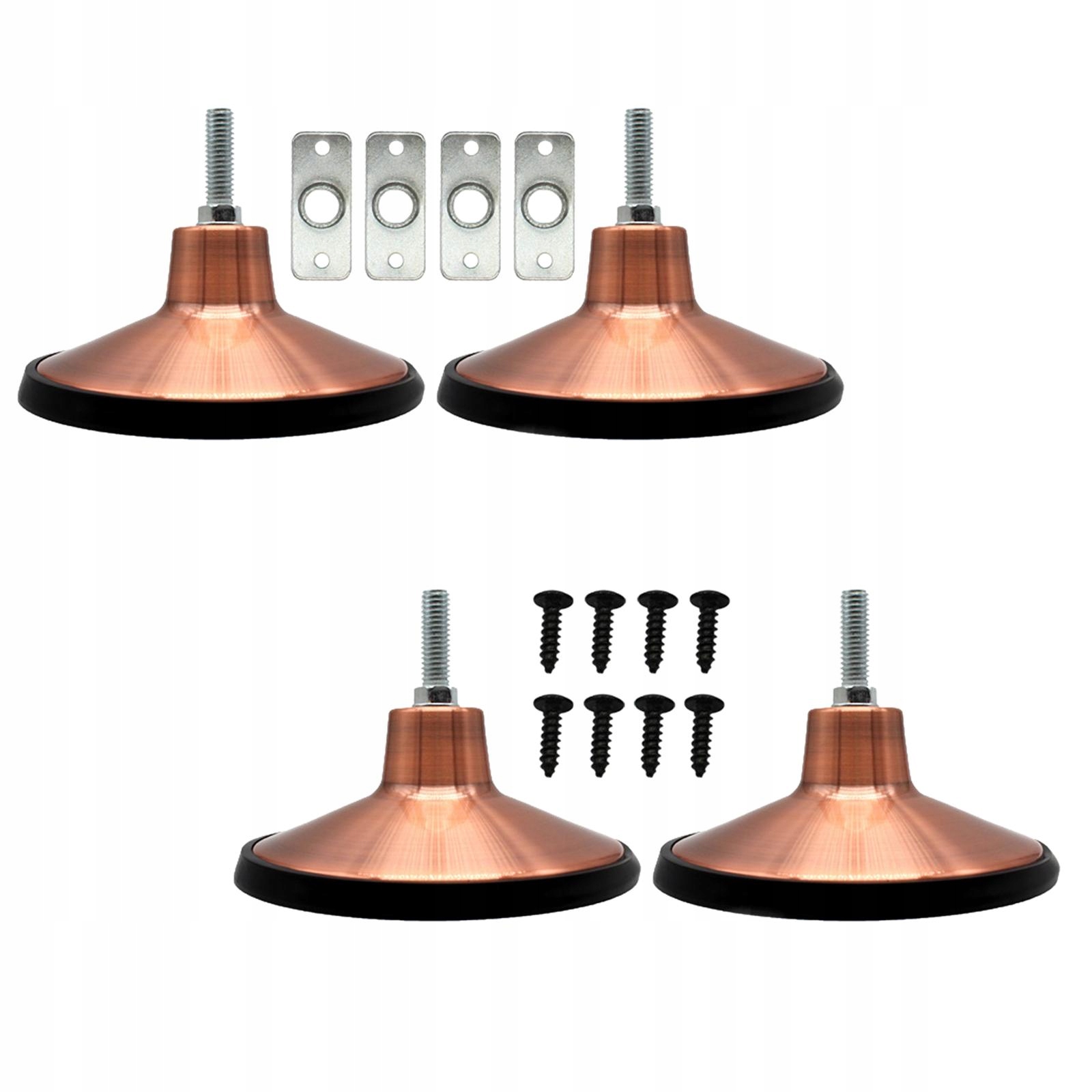 4-częściowe nóżki do stołu bilardowego regulowane