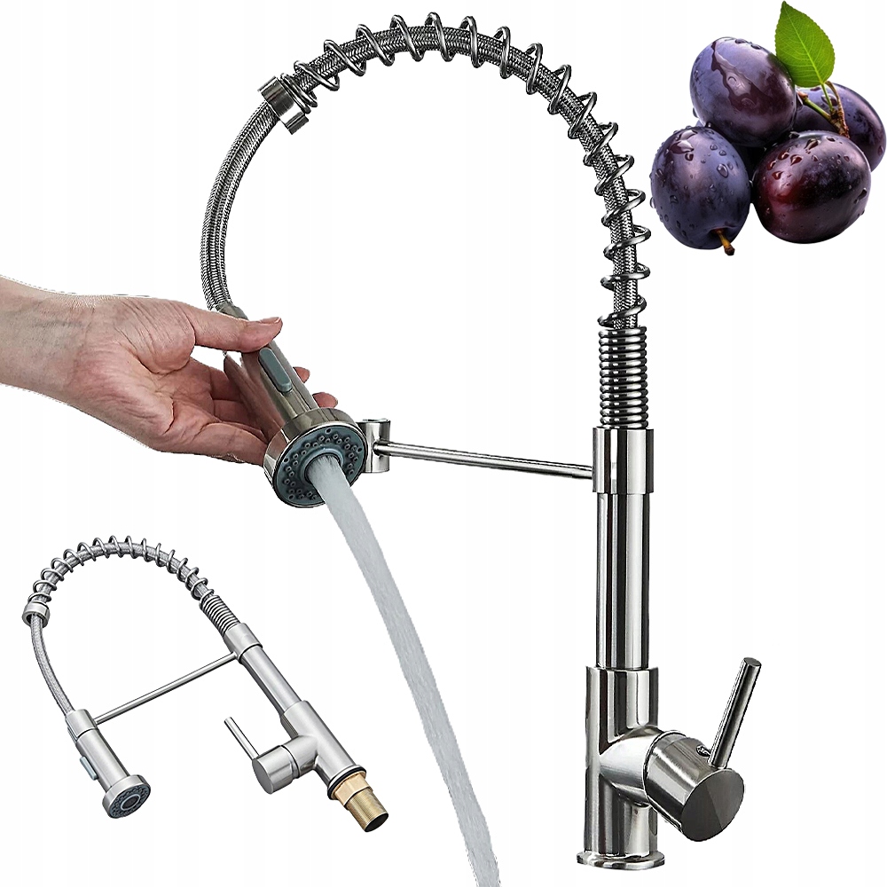 Výsuvná Kuchyňská Baterie S Regulací Teploty 360 Otáček