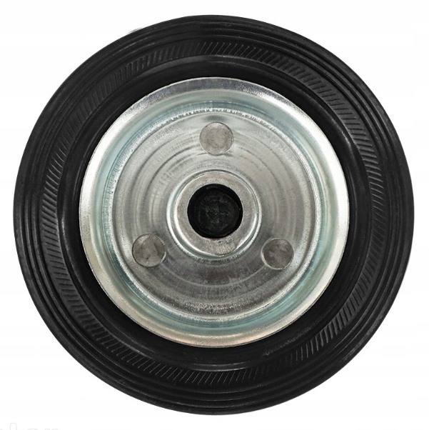 KOŁO PEŁNE KÓŁKO GUMOWE KÓŁKA KOŁA DO WÓZKÓW FELGA STALOWA 75MM 50KG