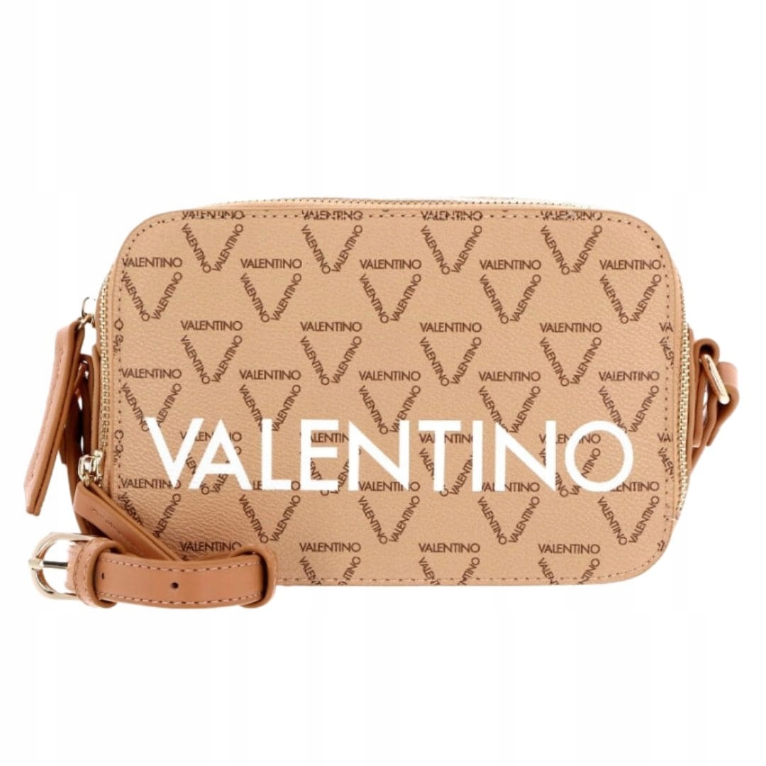 Valentino Malá béžová kabelka Liuto Camera Bag