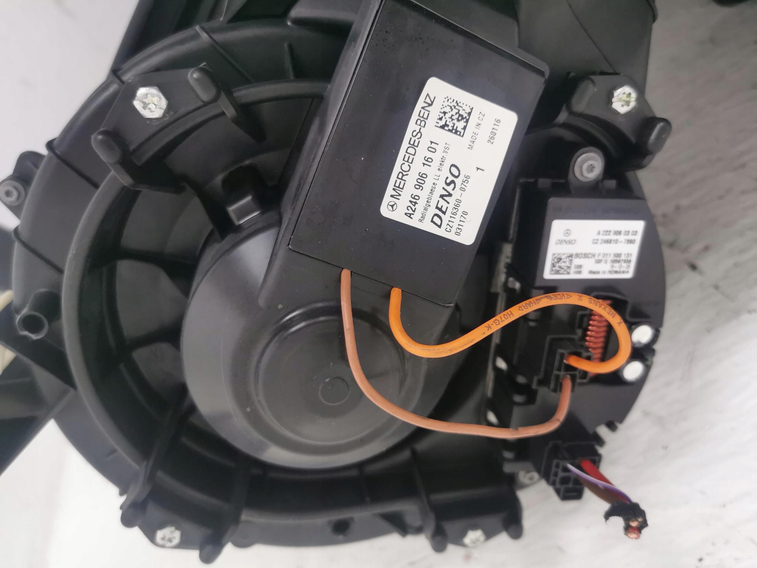 heater complete MERCEDES B-KLASA W246 EU A2468301502