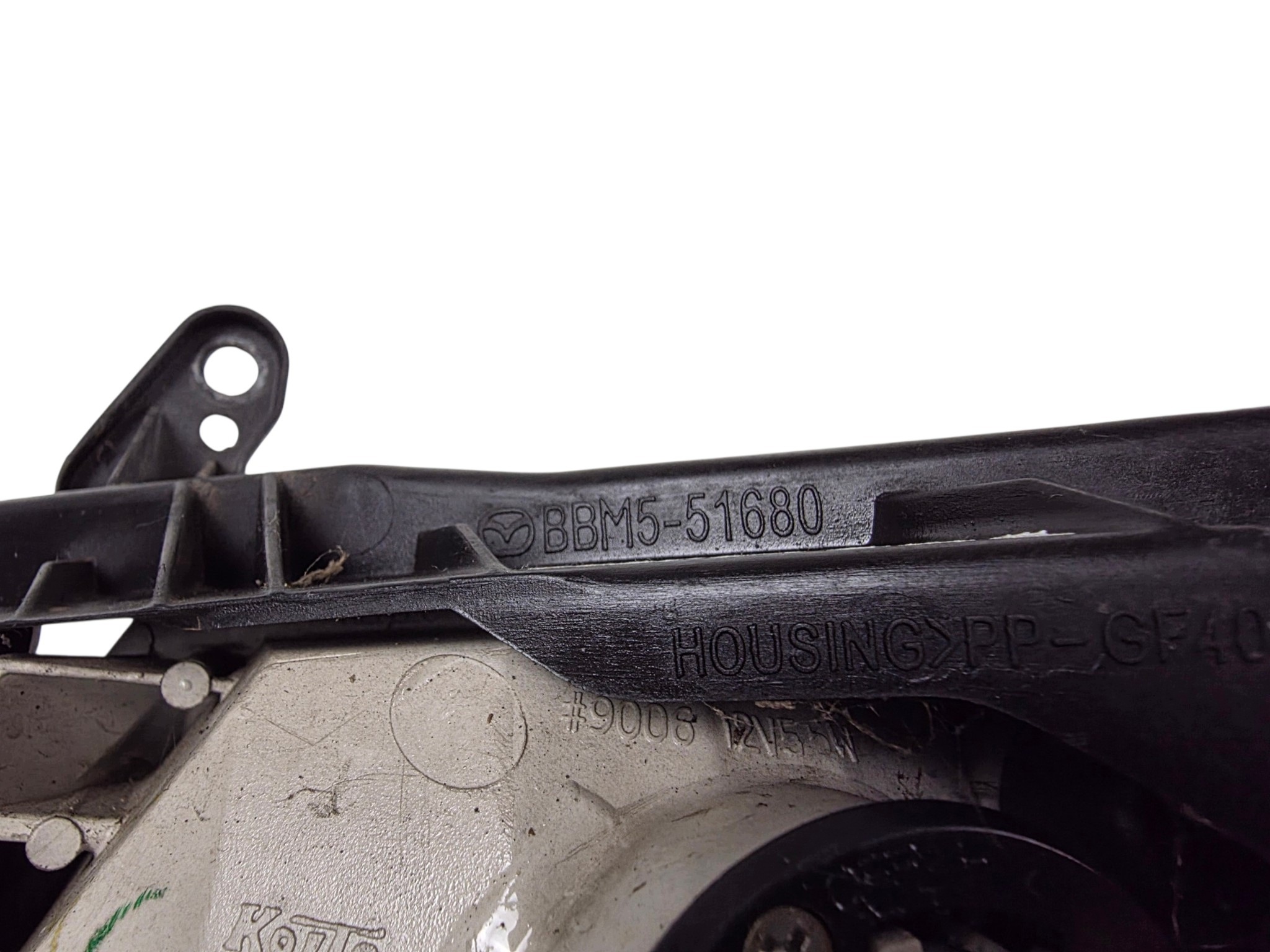 MAZDA 3 III BL 2010 fog light right + frame right ORG. BBS2-50C11 BBM5-51680