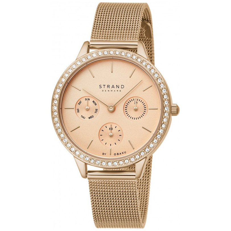 Dámské hodinky Strand S704LMVVMV růžové zlato