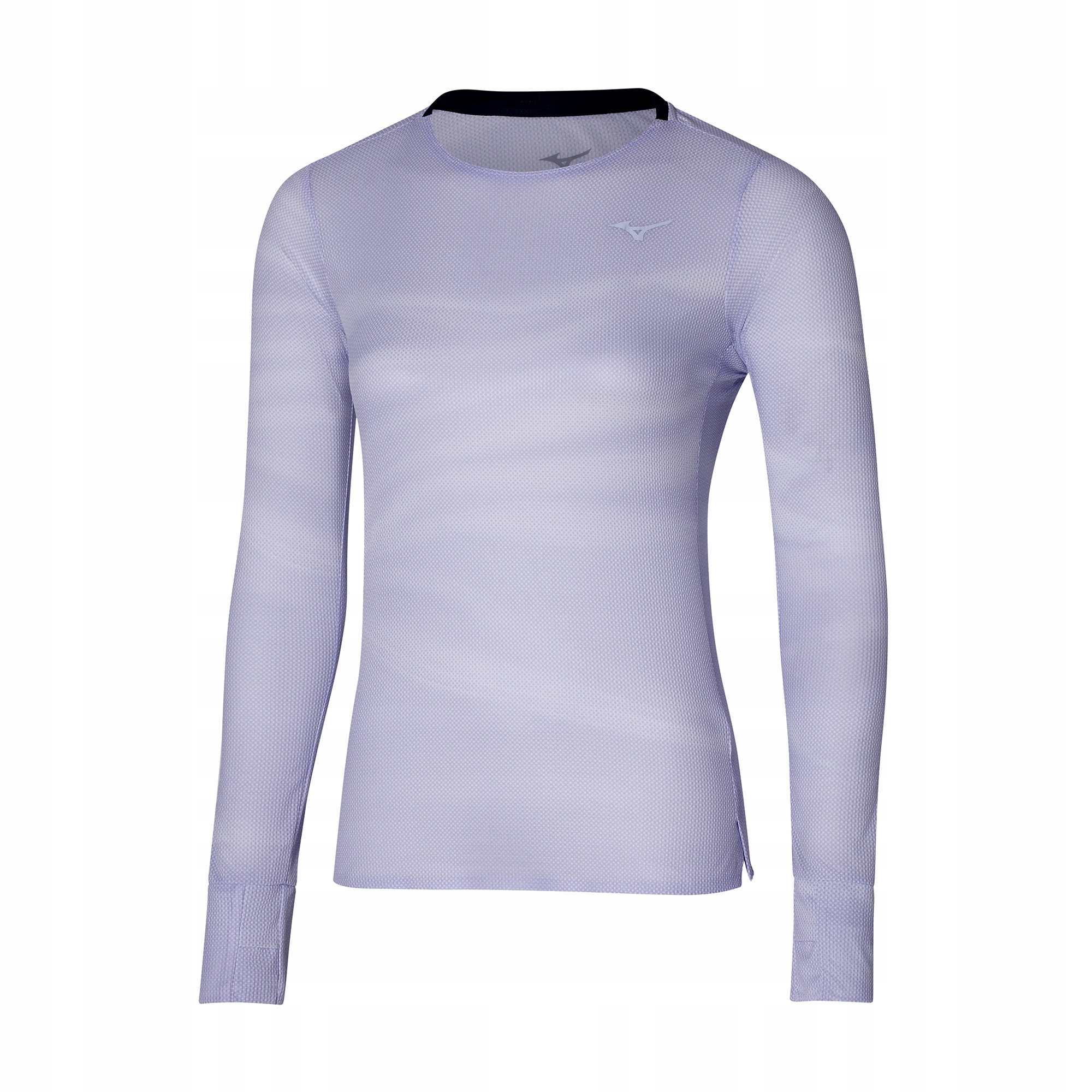 Longsleeve do biegania damski Mizuno Premium Aero Tee snow white/thistle