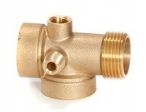 

Wyjście tłoczne pięciodrożne mosiądz 1"