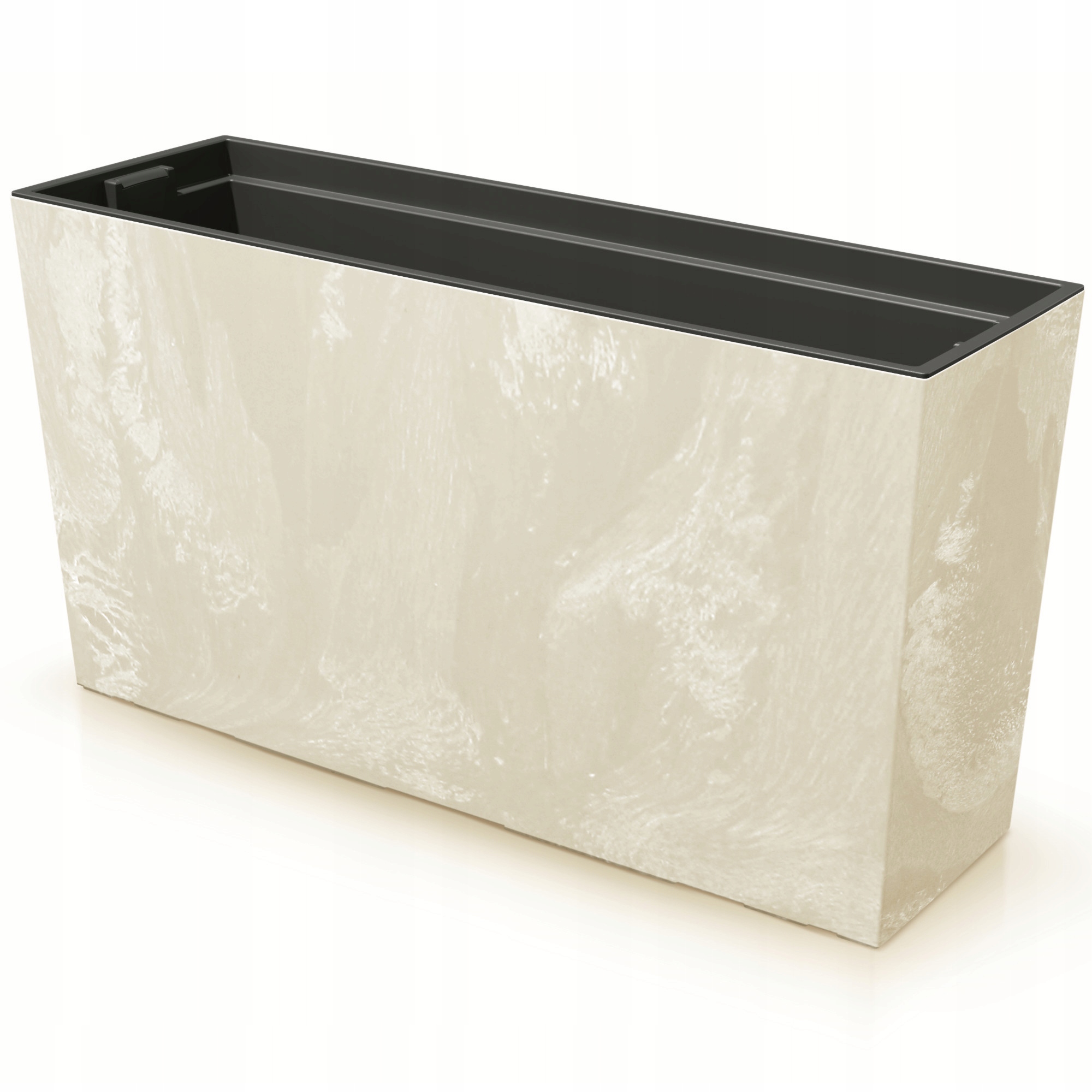 

Skrzynka donica balkon wkład 77x40cm kremowy