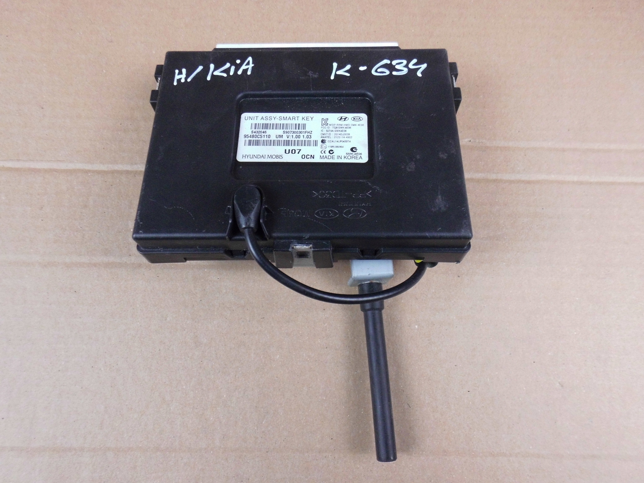 Kia Sorento III module control unit SMART KEY 95480C5110 95480-C5110