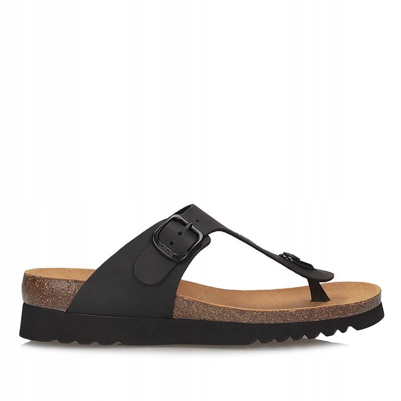 Nazouváky pantofle Scholl Boa Vista Med MF32007 1004 černé na platformě