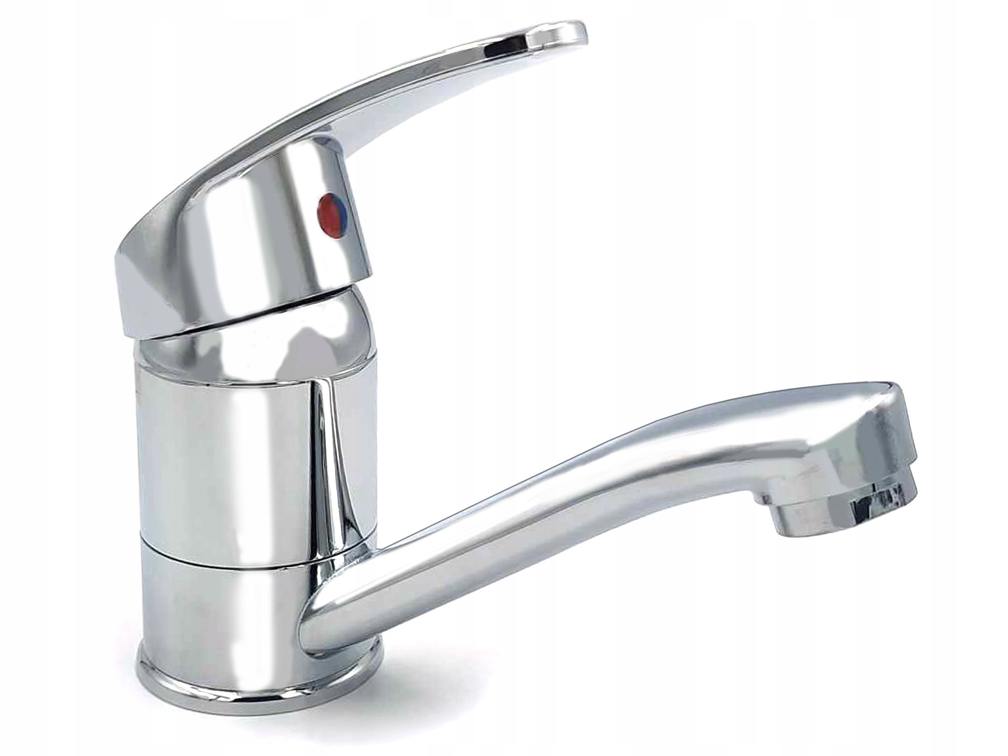 BATERIA UMYWALKOWA ŁAZIENKOWA STOJĄCA KRAN DO UMYWALKI NISKA WYLEWKA CHROM