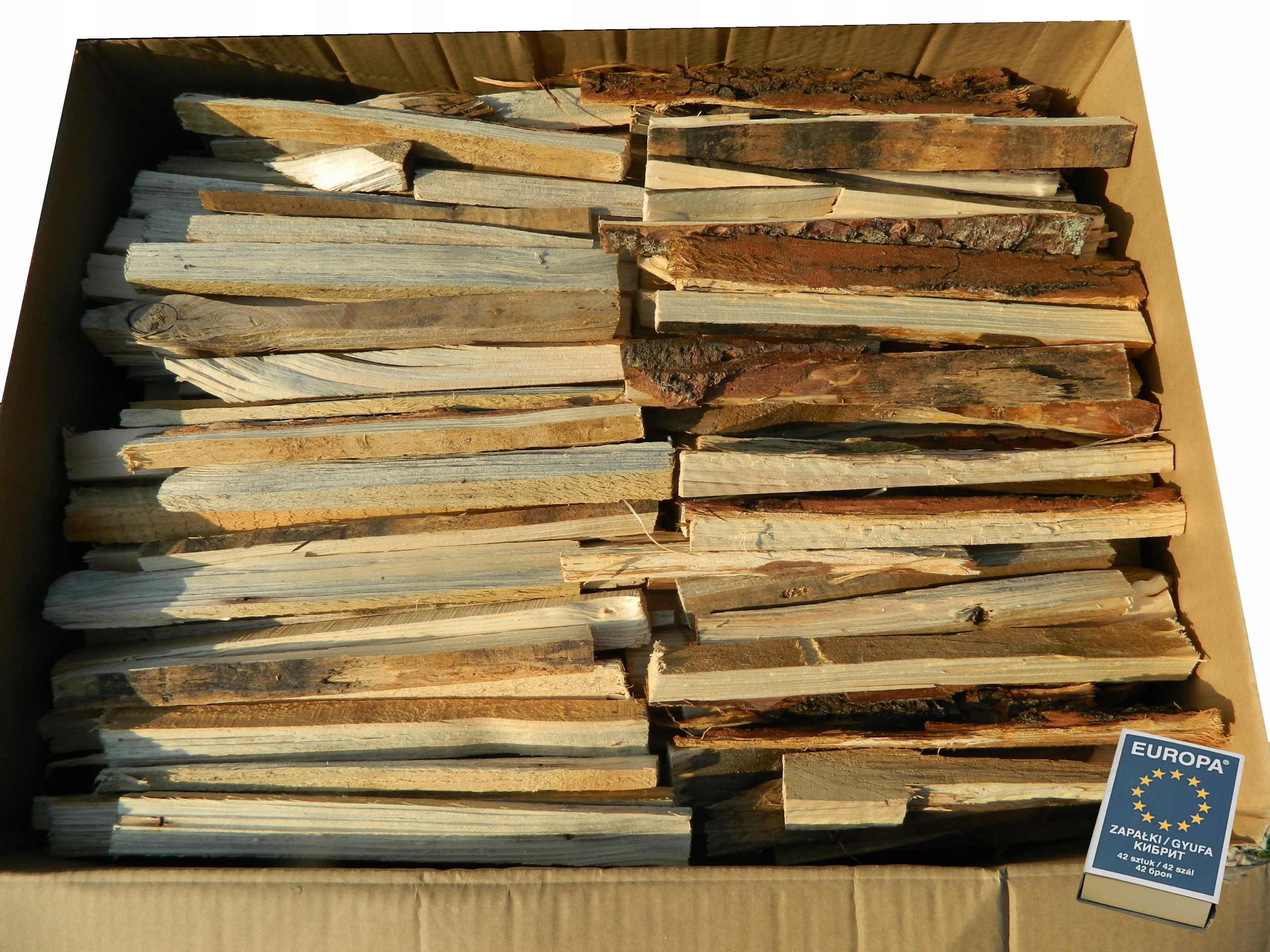 Rozpałka 85dm3 Drewno Olcha Sosna Świerk Dąb Podpałka 24kg Transwood Opał Wilgotność 10-20%