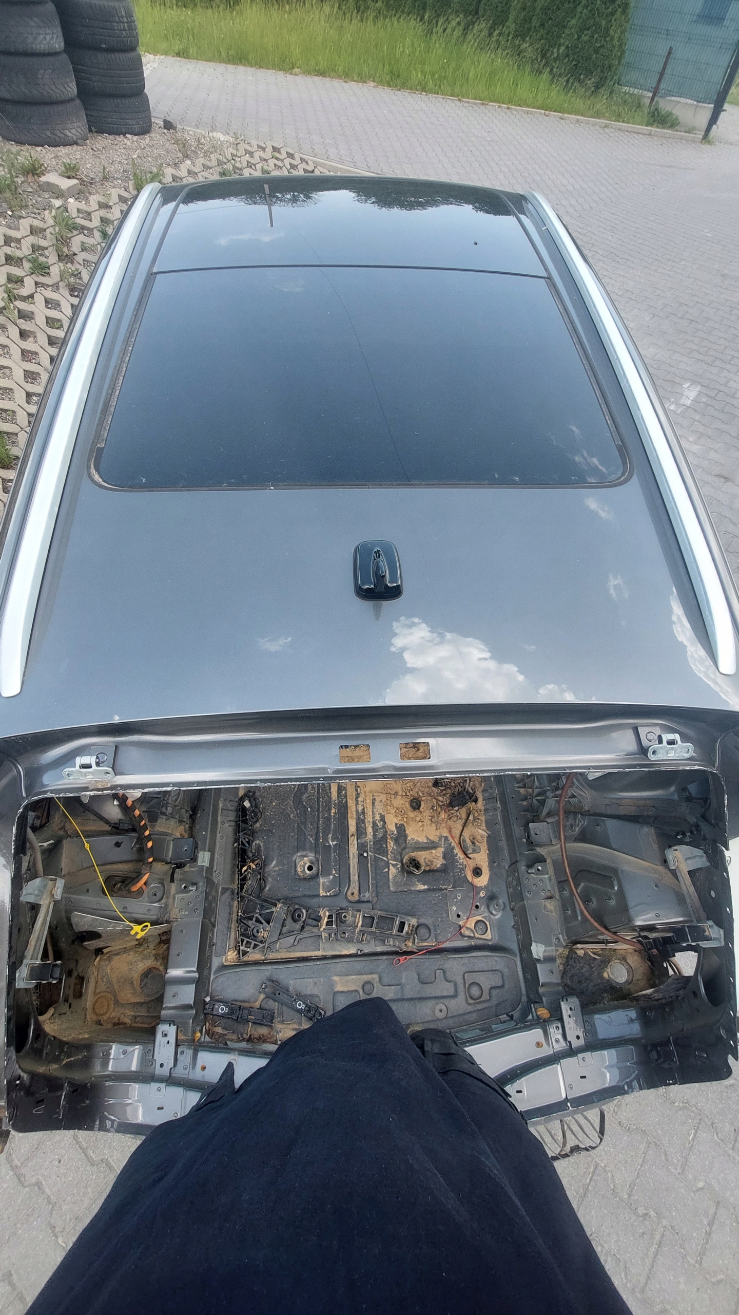 VW TOUAREG III 760 dach PANORAMA Dachreling