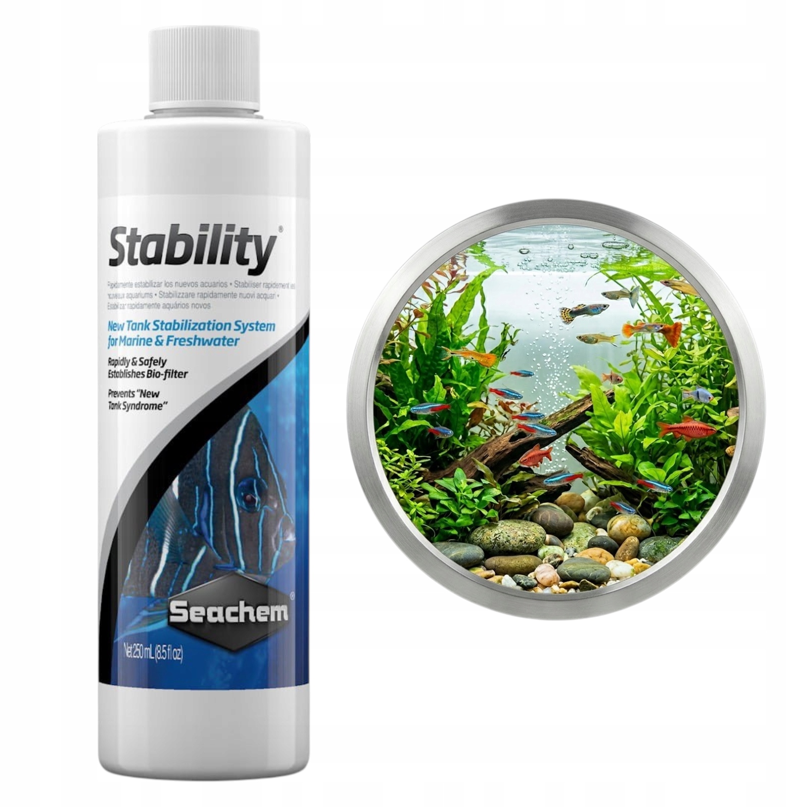 Seachem Stability Równowaga Biologiczna 500ml BioStarter Bakterie Akwarium