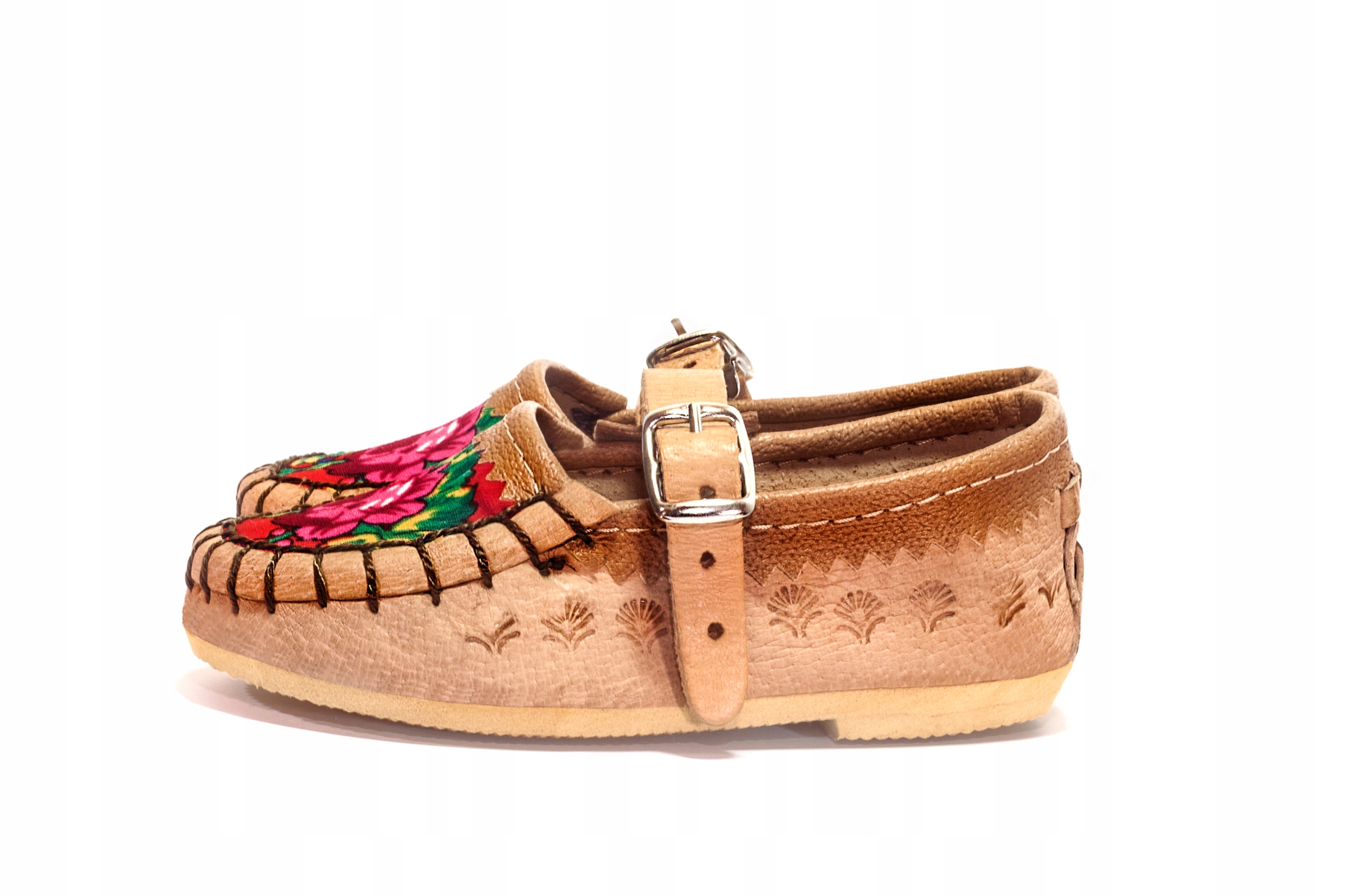 

Kierpce Dziecięce Góralski Buty Chrzest Skóra 17cm